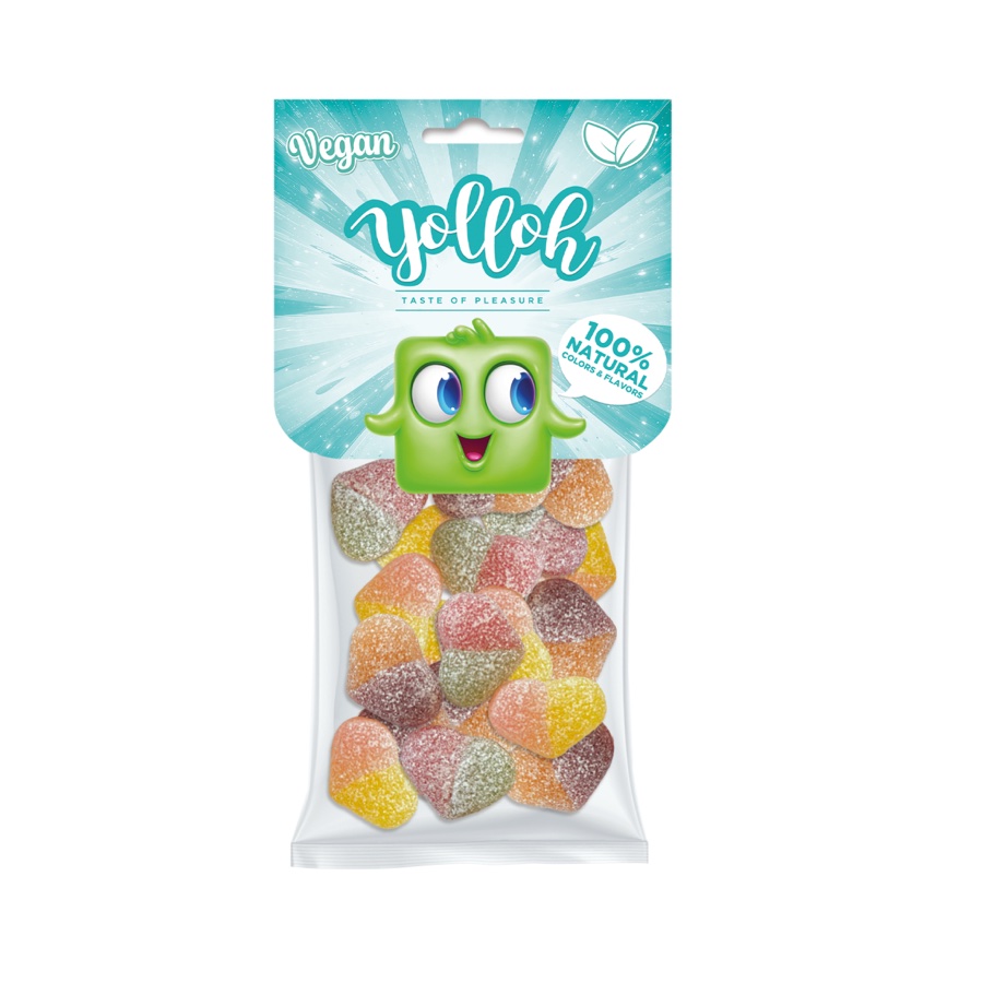 Yolloh® Acid Hearts — Vegan candy